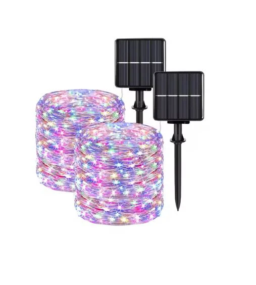Caradok Solar String Lights Outdoor - 8 Lighting Modes - Extra Long Up to 30m with 300 LEDs - IP65 Waterproof Fairy Lights - Image 8