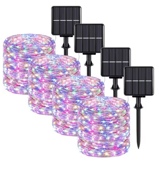 Caradok Solar String Lights Outdoor - 8 Lighting Modes - Extra Long Up to 30m with 300 LEDs - IP65 Waterproof Fairy Lights - Image 9