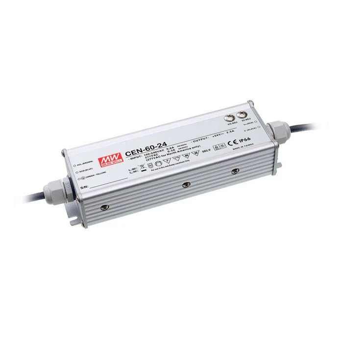 CEN-60-S - Mean Well CEN-60 Series LED Driver 60W 12V – 54V