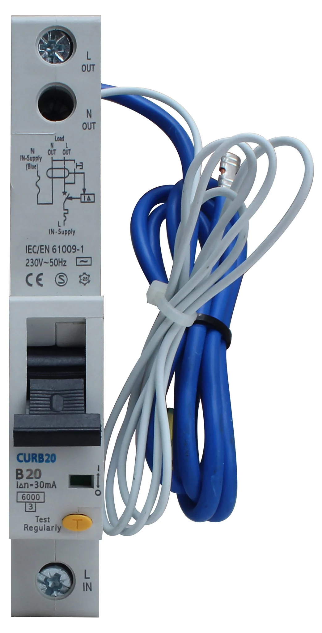 BG CURB20 RCBO 20A B Type - DISCONTINUED