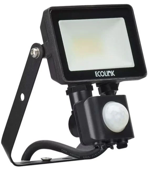 EcoLink LED Flood Light 10W 4000K 850lm PIR SENSOR IP65