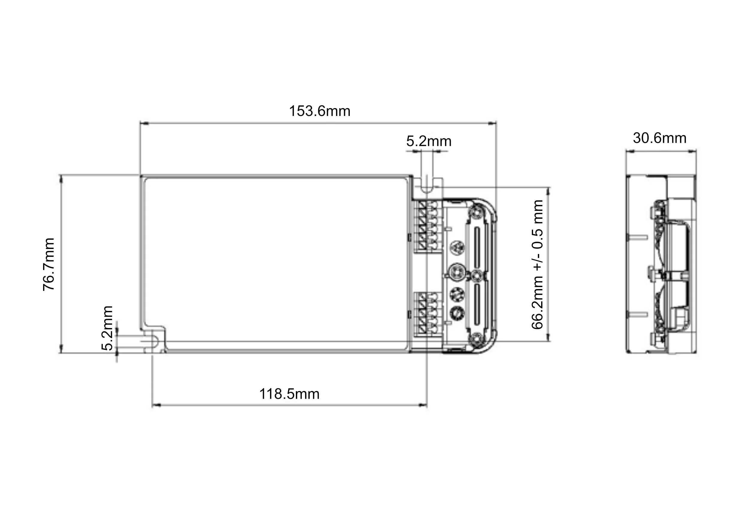 eldoLED DUALdrive 560/A3 - 50w DALI dimmable constant current LED driver - Image 5