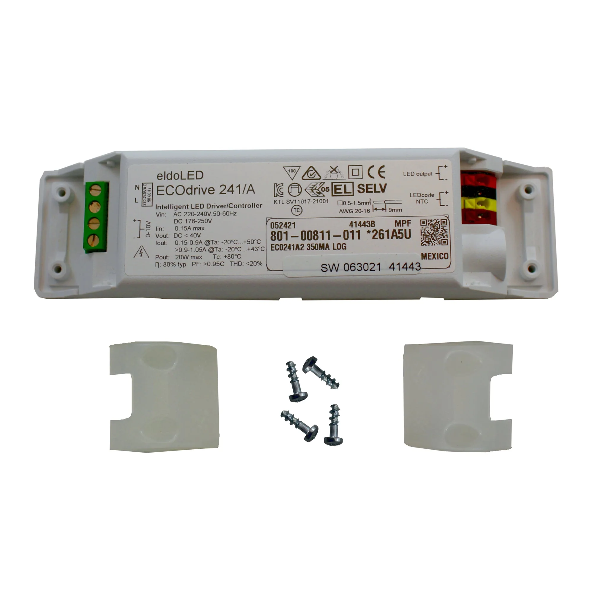 eldoLED ECOdrive 241/A2 - 20w 0-10V dimmable constant current LED driver - Image 4