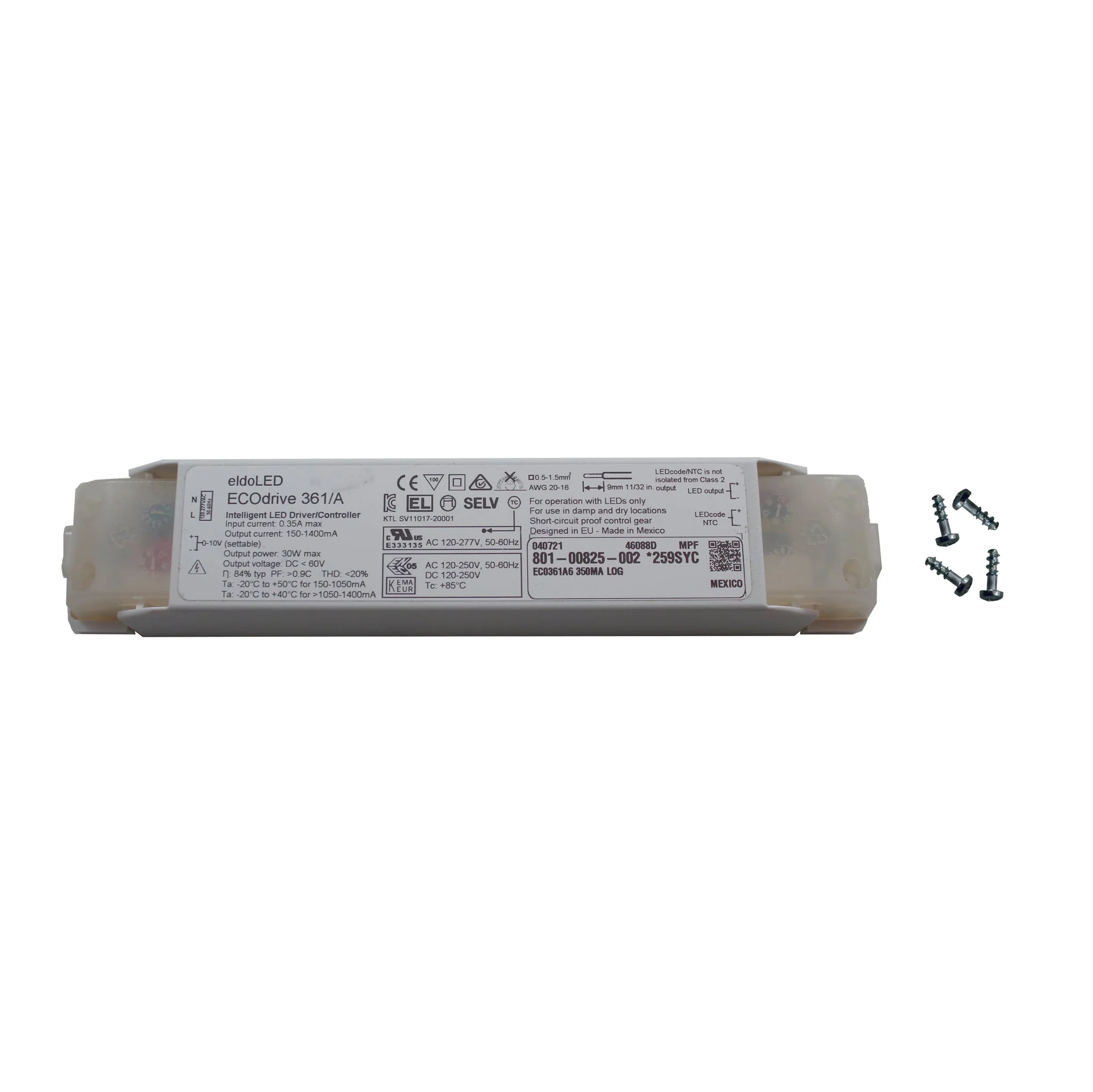 eldoLED ECOdrive 361/A6 - 30w 0-10V dimmable constant current LED driver - Image 3