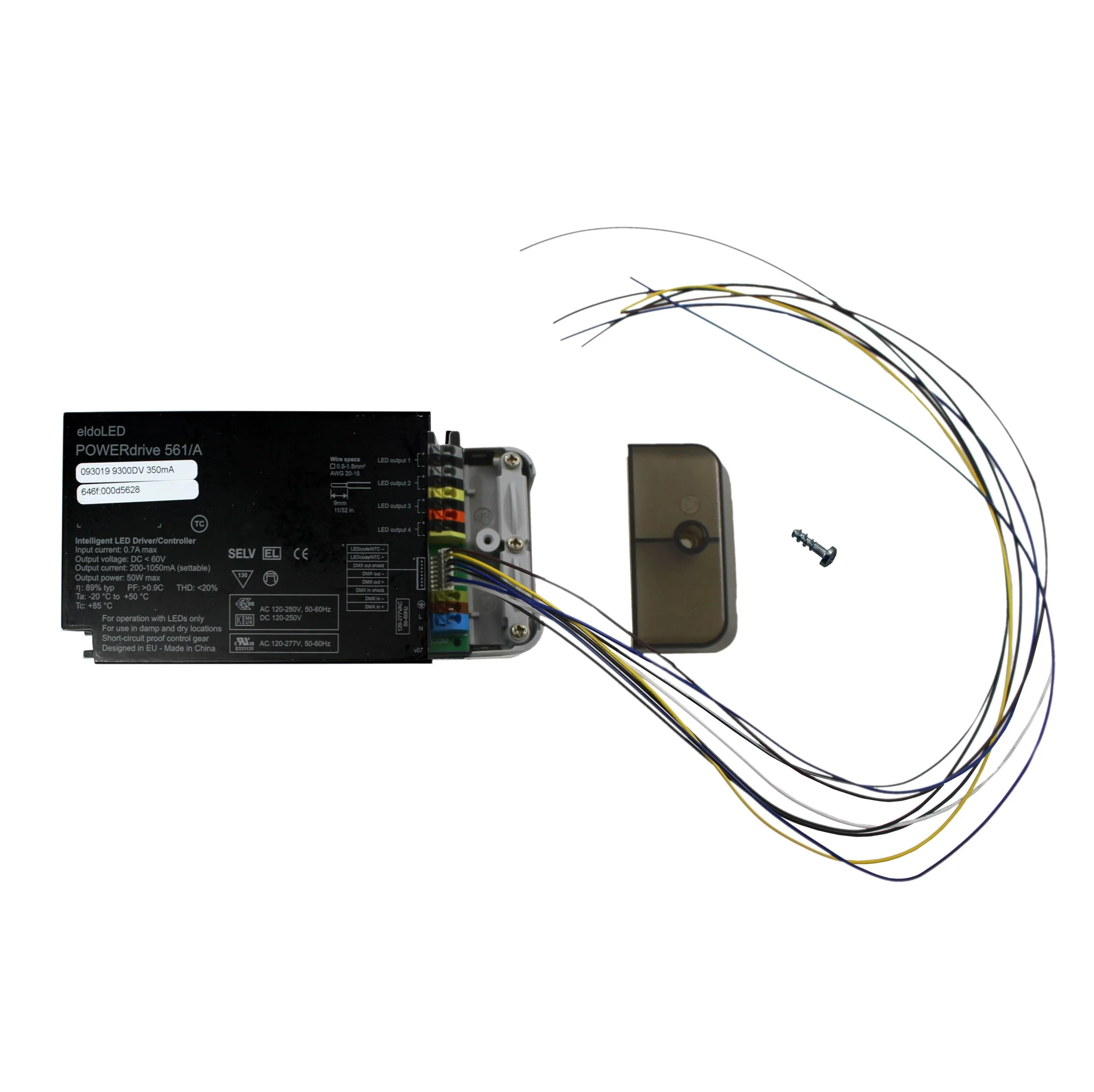 eldoLED POWERdrive 561/A - 50w, 4 output DMX dimmable constant current LED driver - Image 5
