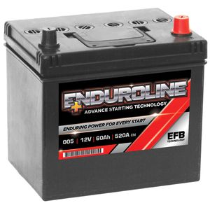Enduroline 005L EFB START STOP CAR BATTERY 60AH