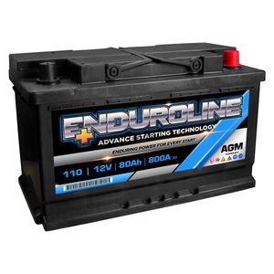 Enduroline 110 AGM CAR BATTERY 80AH