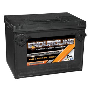 Enduroline 75-70 SIDE TERMINAL CAR BATTERY 12V 74AH