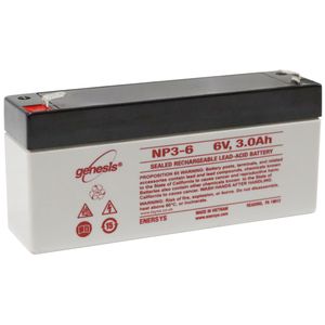Enersys Genesis NP3-6 SLA Battery 6v 3Ah