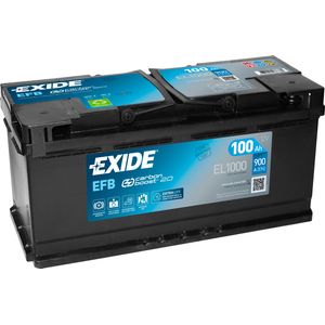 EXIDE 019 EFB CAR BATTERY 100AH EL1000
