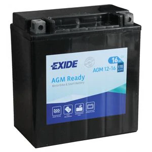 EXIDE AGM12-16 AGM READY MOTORCYCLE BATTERY 12V (4920)