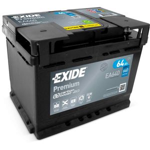 EXIDE EA640 PREMIUM CAR BATTERY 027TE