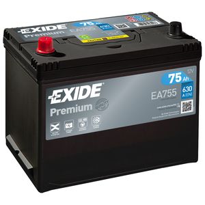 EXIDE EA755 PREMIUM CAR BATTERY 031TE