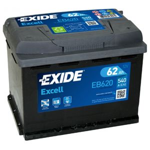 EXIDE EB620 EXCELL CAR BATTERY 027SE