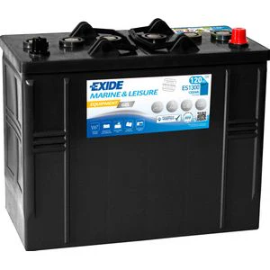 EXIDE ES1300 G120 MARINE LEISURE EQUIPMENT GEL BATTERY 120AH