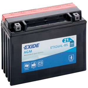 EXIDE ETX24HL-BS 12V AGM MOTORCYCLE BATTERY