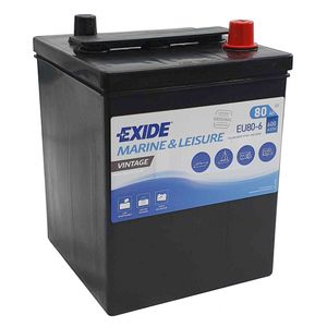 EXIDE EU80-6 MARINE LEISURE VINTAGE BATTERY