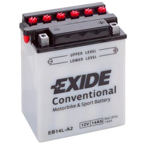 Exide YB14L-A2 12V MOTORCYCLE CONVENTIONAL BATTERY EB14L-A2