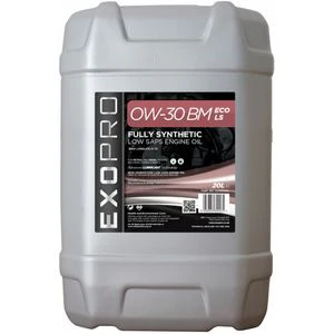 EXOPRO U242D20L 0W-30 BM ECO LS FULLY SYNTHETIC ENGINE OIL 20L U242