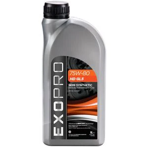 EXOPRO U311S1L 75W-80 HD GL5 SEMI SYNTHETIC MANUAL GEAR OIL 1L U311
