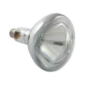 Food Catering Bulb 250w 240v E27/ES Clear Hard Glass - 125mm Reflector - DISCONTINUED