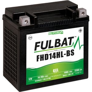 Fulbat FHD14HL-BS GEL FITHD MOTORCYCLE BATTERY YHD14HL-BS