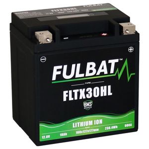 FULBAT FLTX30HL Fulbat Lithium BMS Function Motorcycle Battery 12.8V 18Ah
