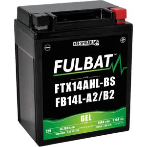 Fulbat FTX14AHL-BS / FB14L-A2/B2 GEL MOTORCYCLE BATTERY YB14L-A2
