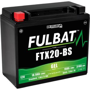 Fulbat FTX20-BS GEL MOTORCYCLE BATTERY