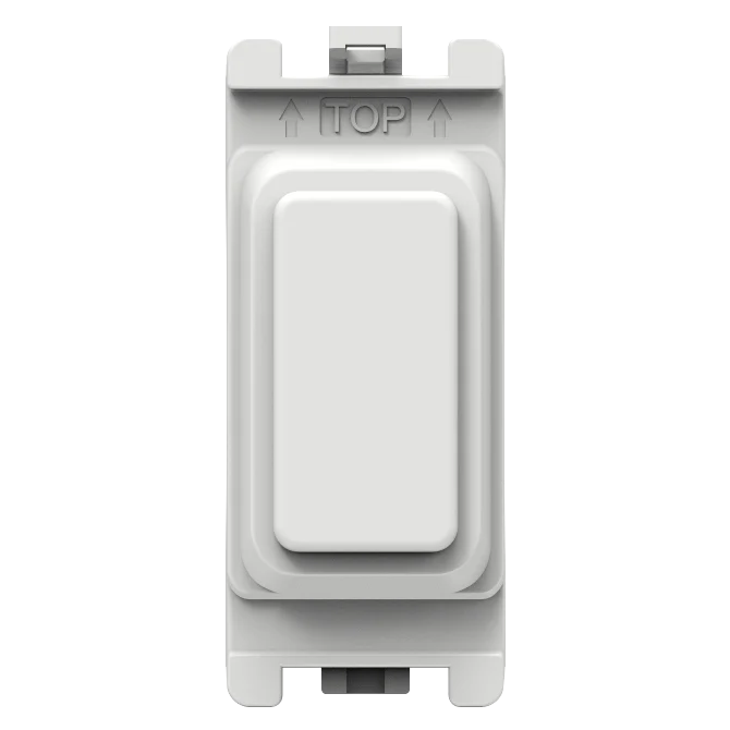 Caradok Blank Grid Module White Moulded