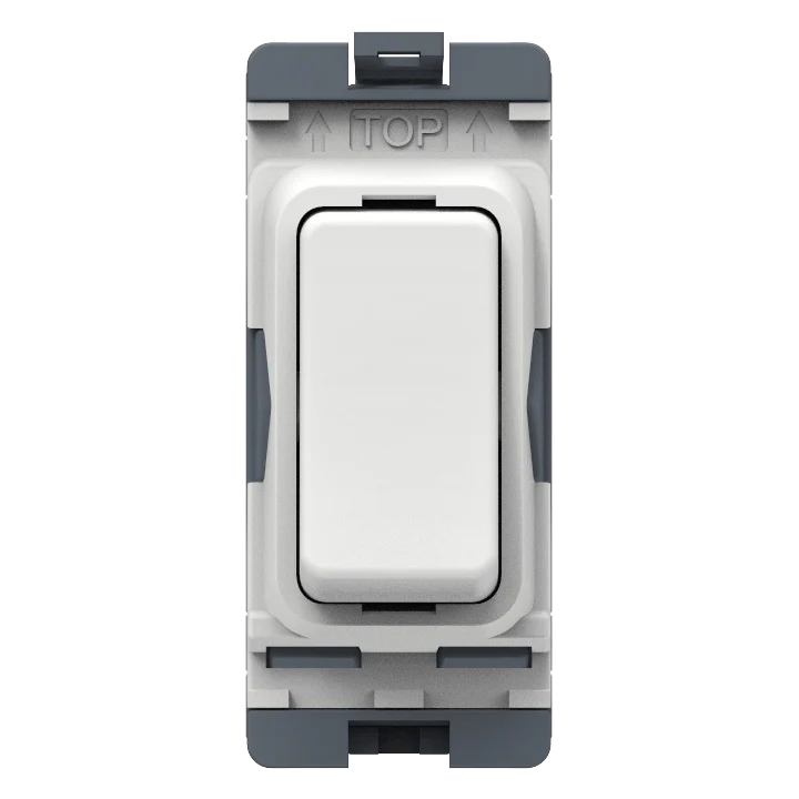 Caradok 20A DP Grid Module White Moulded