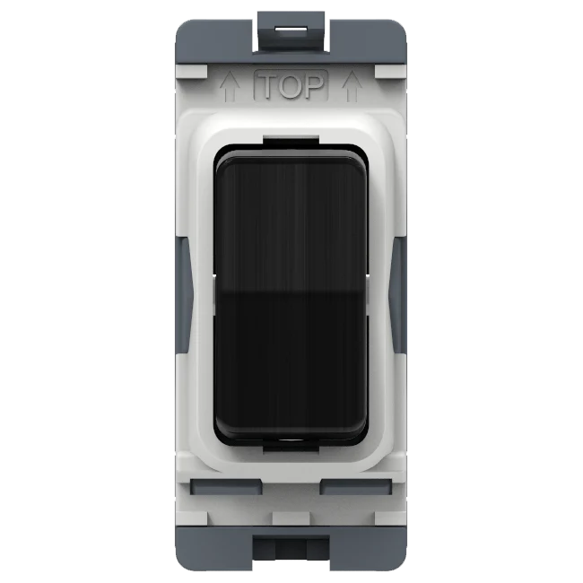 Caradok 20A 2Way SP Grid Module (Centre Off) Matt Black