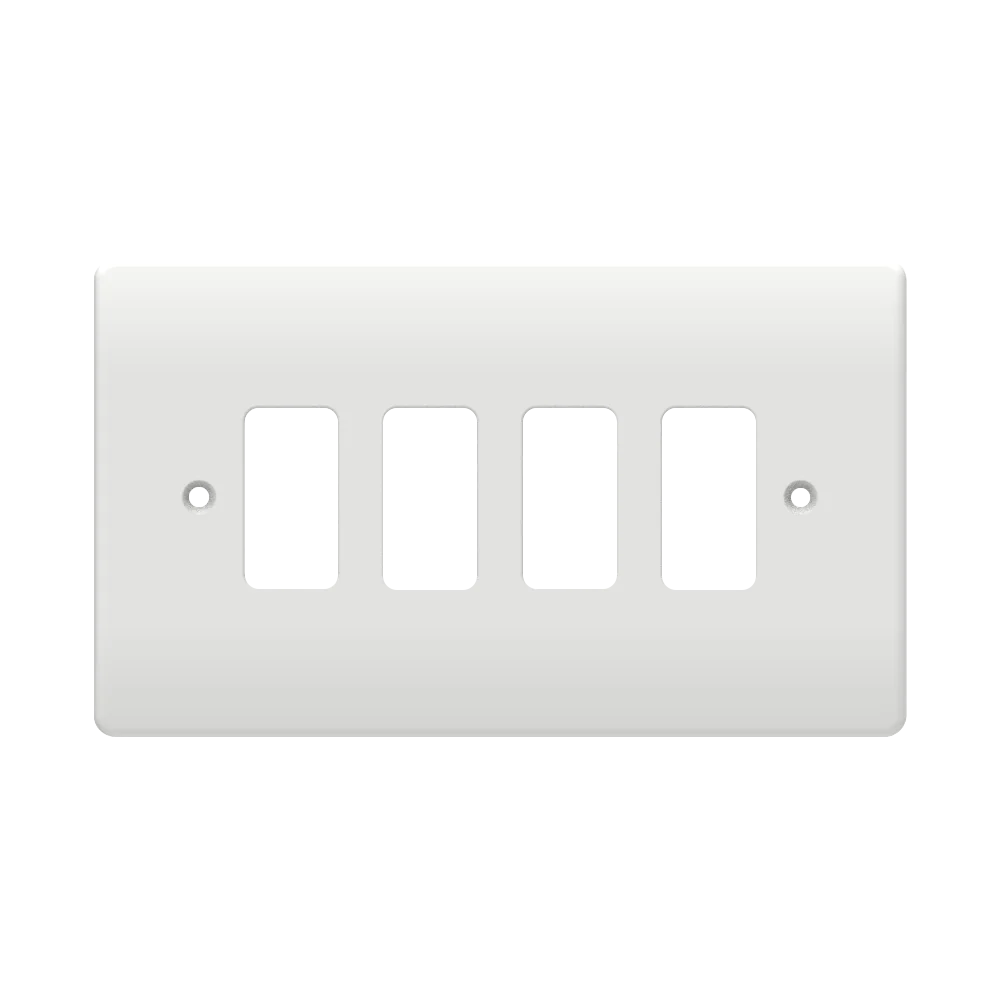Caradok 4G Front Grid Plate White Moulded