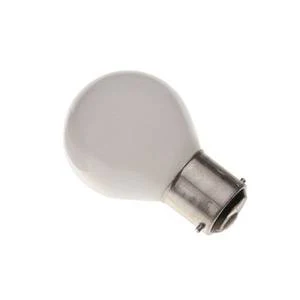 Golf Ball 25w Ba22d/BC 240v Bell Lighting Opal Light Bulb - 45mm - 01680
