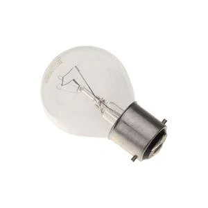 Golf Ball 40w Ba22d/BC 240v Clear Light Bulb - 45mm