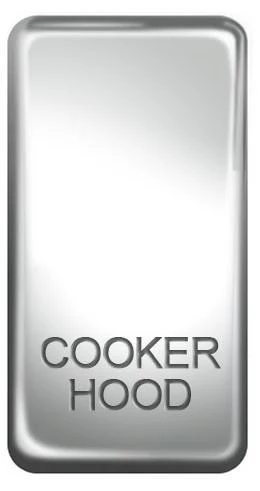 BG Nexus GRCHPC Grid Rocker Labelled  *Cooker HOOD* Chrome- DISCONTINUED