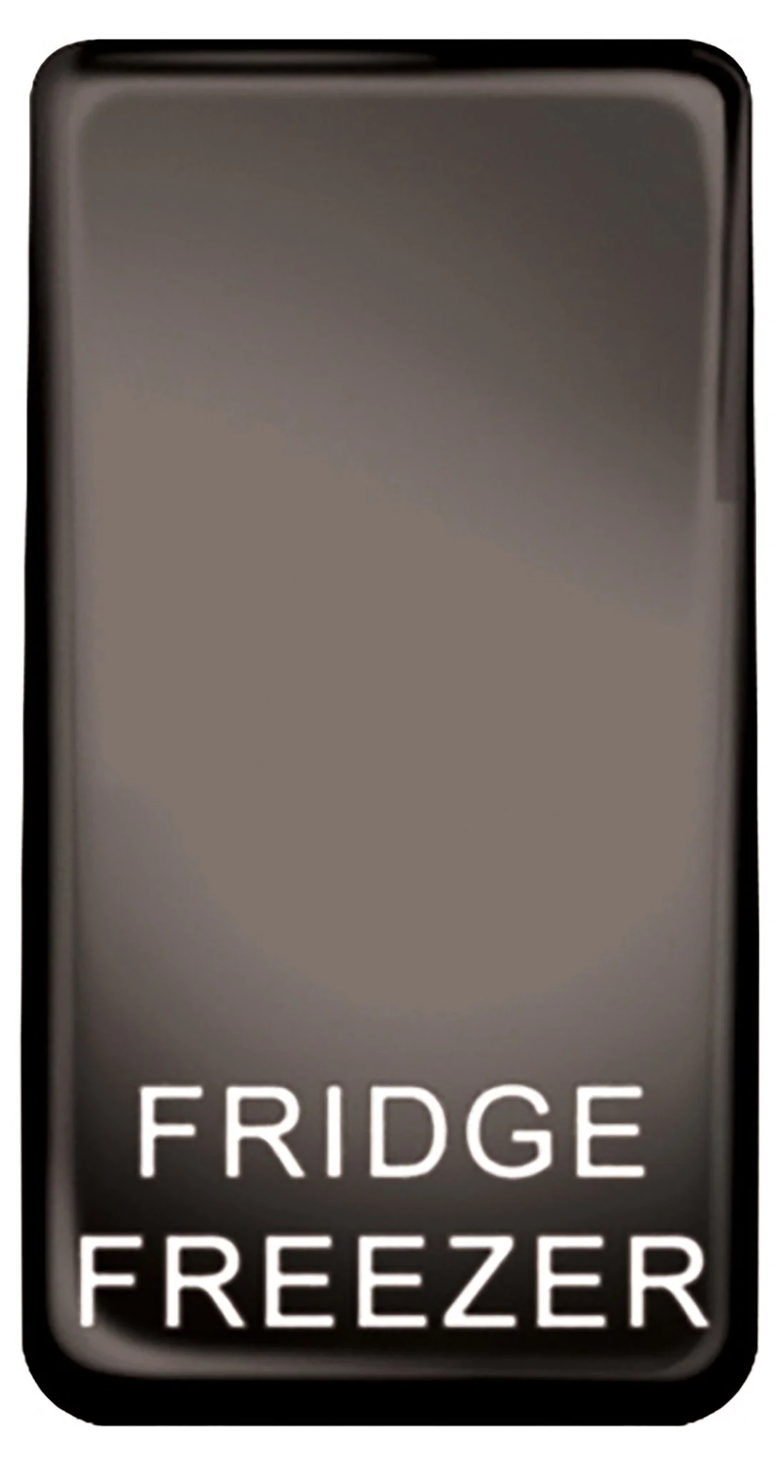 BG Nexus GRFFBN Grid Rocker Labelled  *FRIDGE FREEZER* Black Nickel - DISCONTINUED