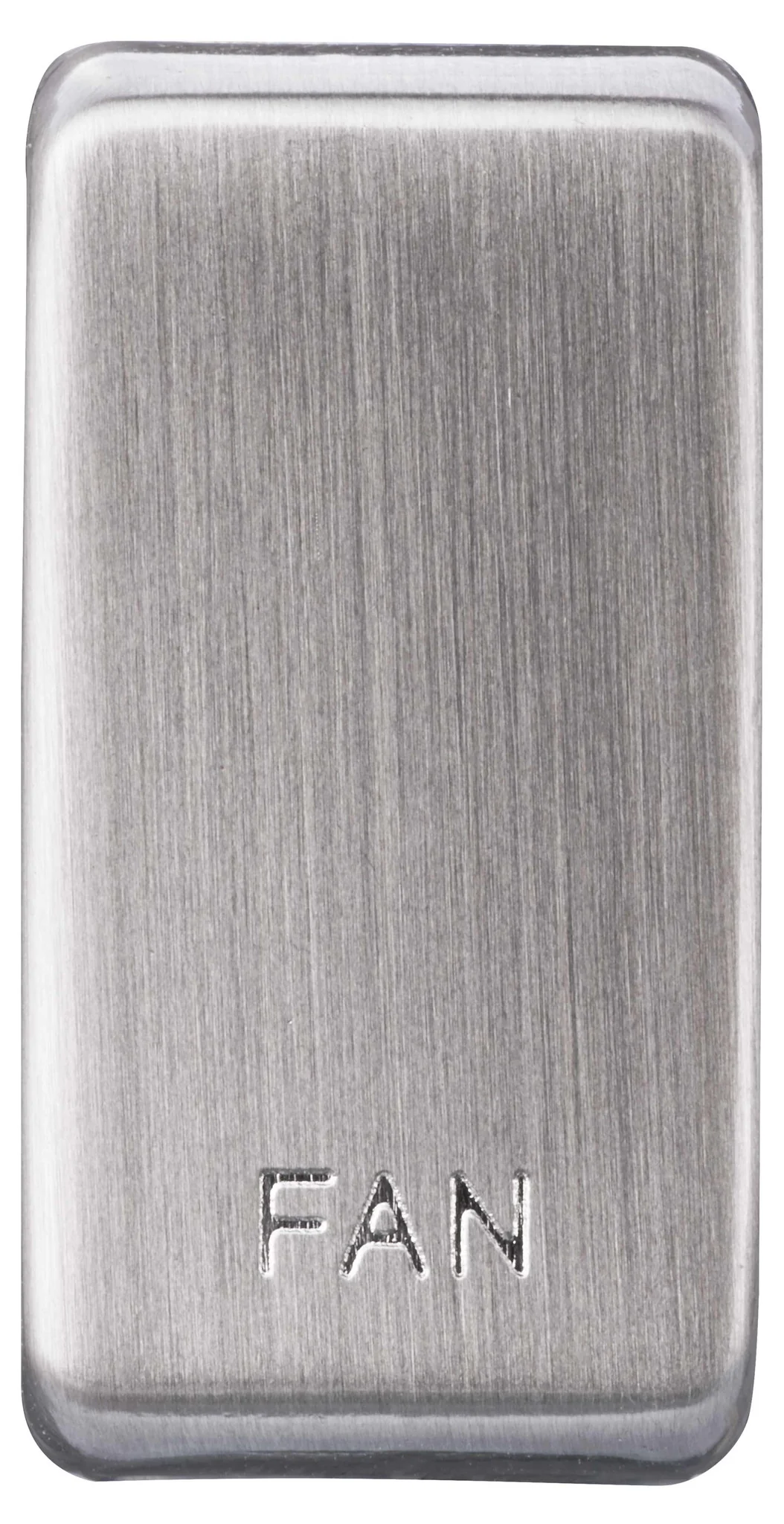 BG Nexus GRFNBS Grid Rocker Labelled  *FAN* Brushed Steel - DISCONTINUED