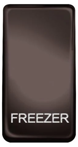 BG Nexus GRFZBN Grid Rocker Labelled  *FREEZER* Black Nickel - DISCONTINUED