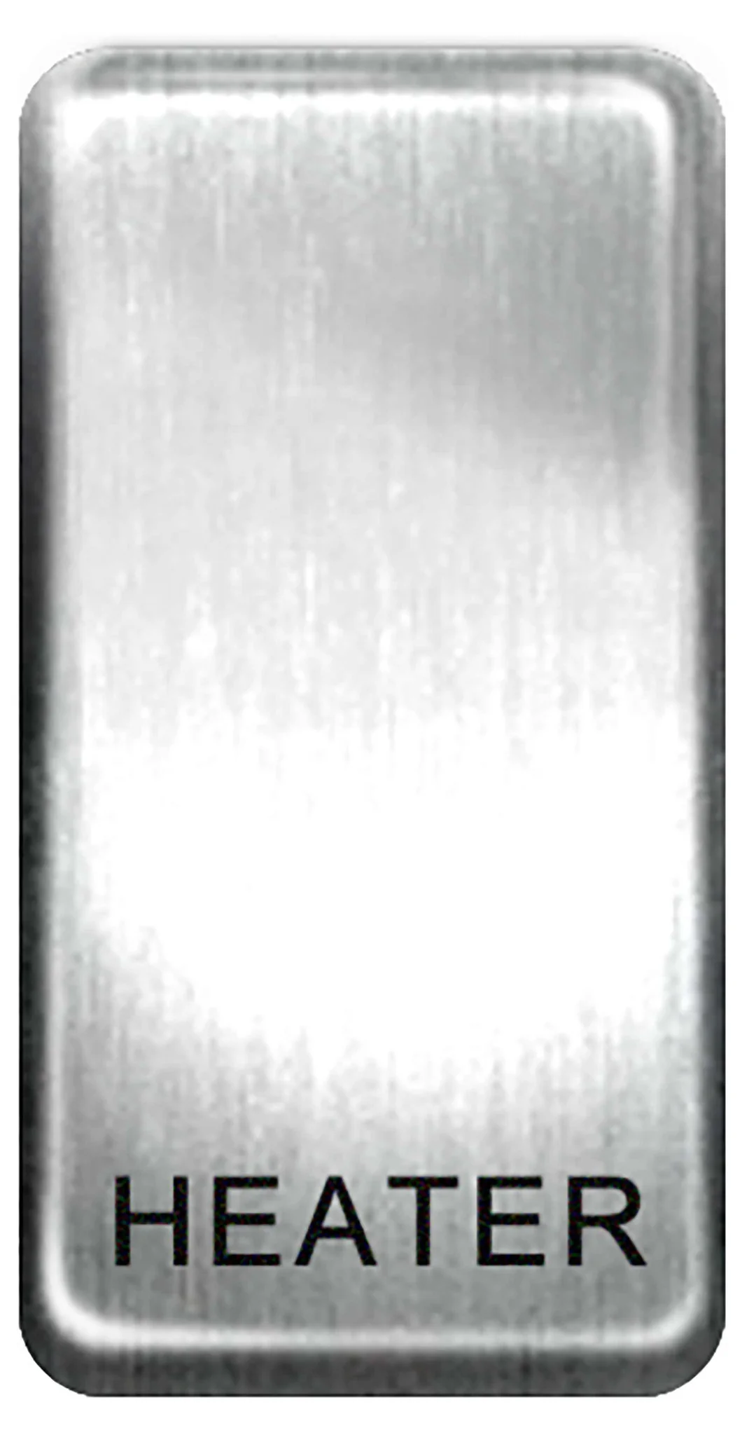 BG Nexus GRHTBS Grid Rocker Labelled  *HEATER* Brushed Steel - DISCONTINUED