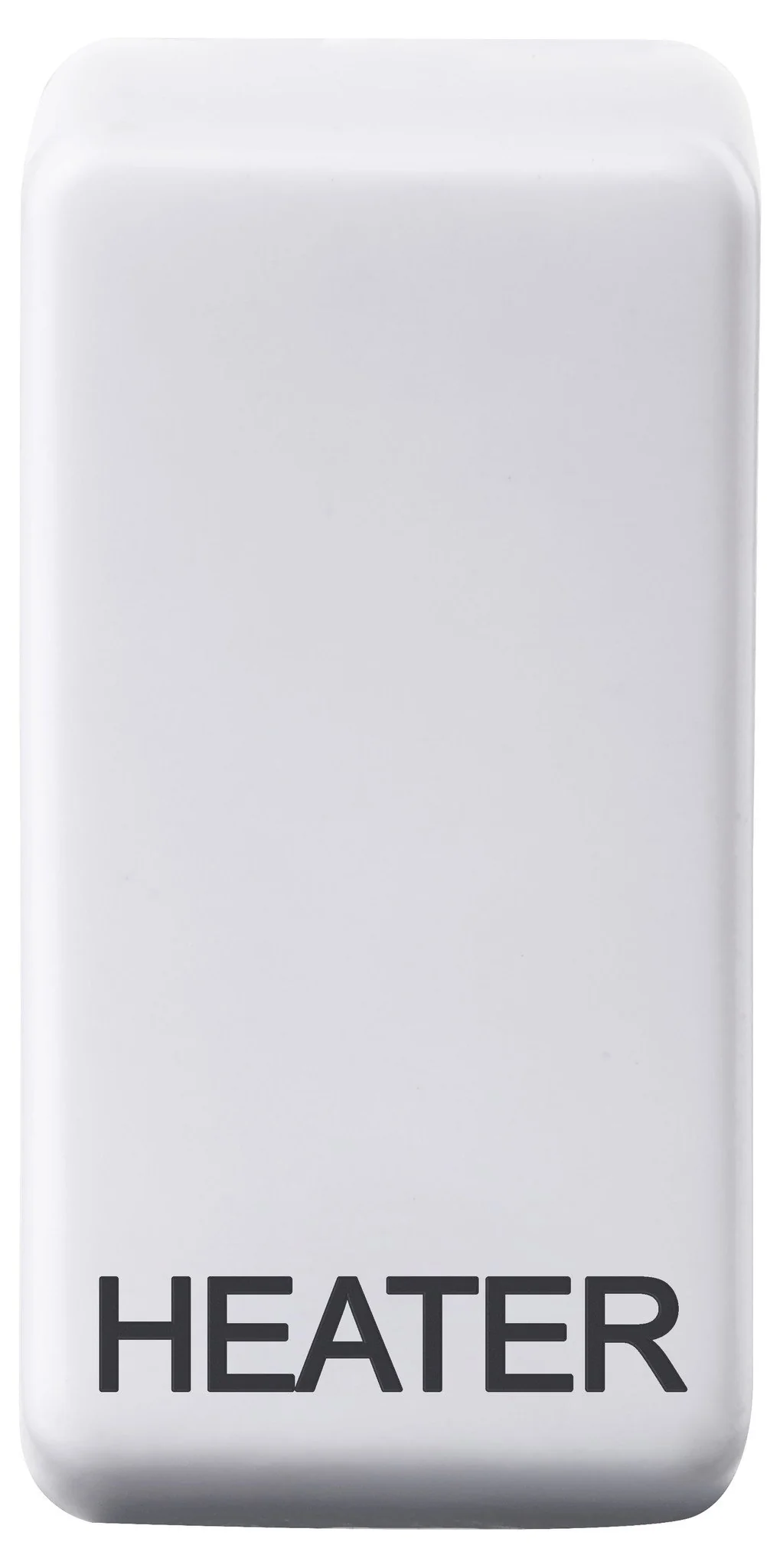 BG Nexus GRHTW Grid Rocker Labelled  *HEATER* White - DISCONTINUED