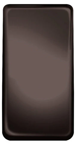 BG Nexus GRUPBN Grid Rocker Plain Black Nickel - DISCONTINUED