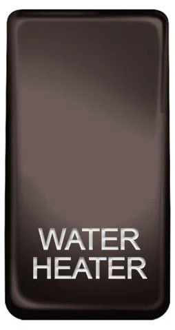 BG Nexus GRWHBN Grid Rocker Labelled  *WATER HEATER* Black Nickel - DISCONTINUED