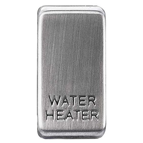 BG Nexus GRWHBS Grid Rocker Labelled  *WATER HEATER* Brushed Steel - DISCONTINUED