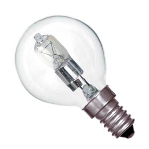 Halogen E/S Round 240v 28w E14 Clear 45mm Golf Ball - Girard Sudron - GS5328 - DISCONTINUED