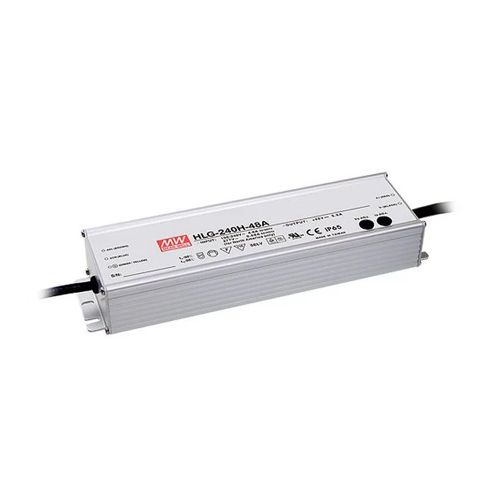 HLG-240H-BS - Mean Well HLG-240H B Series IP67 Rated LED Driver 192W - 240W 12V – 54V