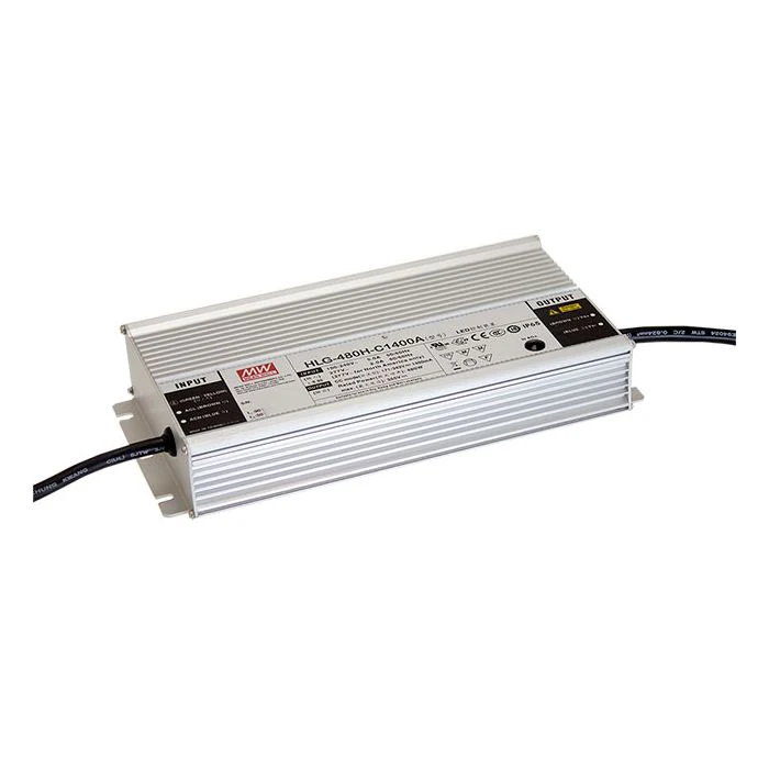 HLG-480H-C-S - Mean Well HLG-480H-C Series LED Driver 479-481W 1400-3500mA