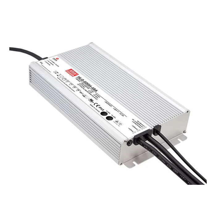 HLG-600H-S - Mean Well HLG-600H Series LED Driver 480W - 605W 12V – 54V