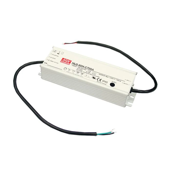 HLG-80H-S - Mean Well HLG-80H A Series LED Driver 80W 12V – 54V
