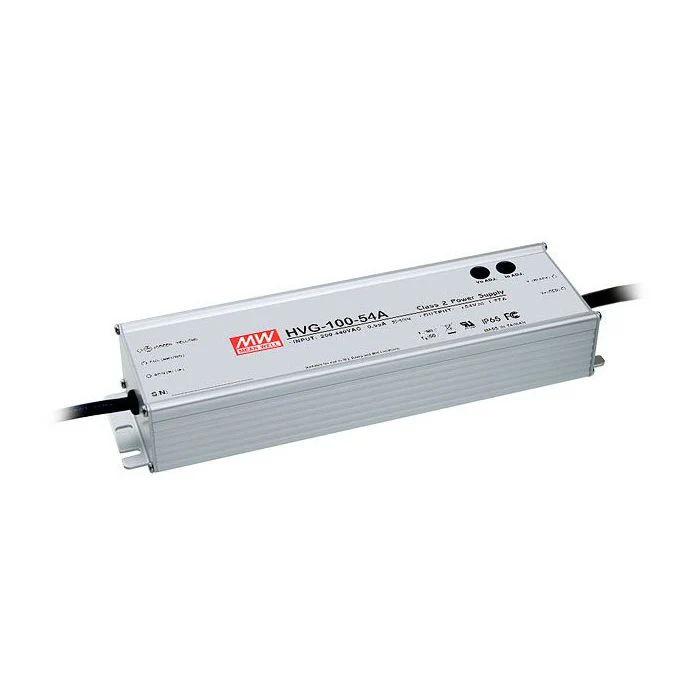 HVG-100-BS - Mean Well HVG-100B Series Dimmable LED Driver 100W 15V – 54V